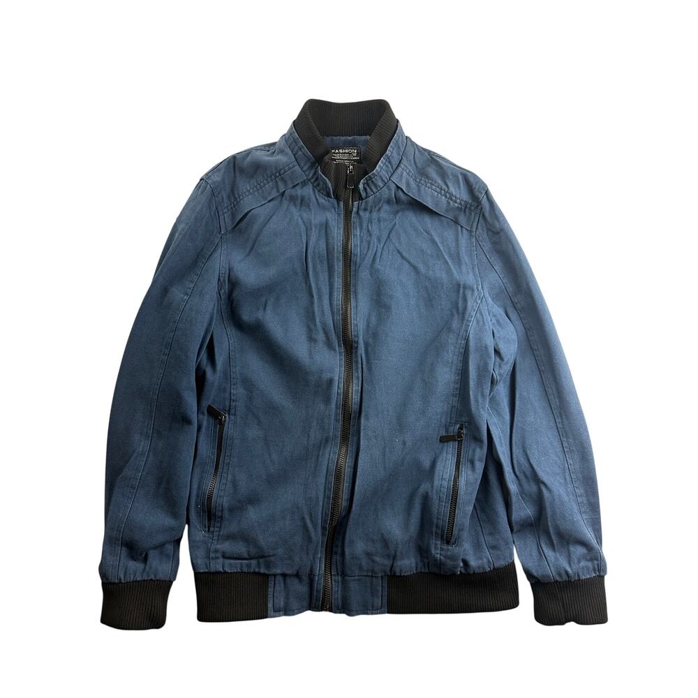 Fashion Men Active Collection Blue Jacket Coat Read Description